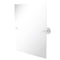 Allied Brass Frameless Rectangular Tilt Mirror with Beveled Edge PR-92-WHM