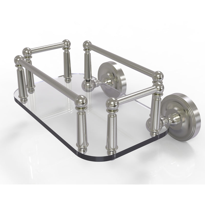 Allied Brass Prestige Regal Collection Wall Mounted Glass Guest Towel Tray PR-GT-5-SN