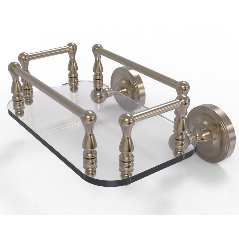 Allied Brass Prestige Regal Collection Wall Mounted Glass Guest Towel Tray PR-GT-6-PEW
