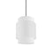 Dainolite 1 Light Incandescent Pendant Polished Chrome with White Shade PYA-141P-PC-WH