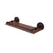 Allied Brass Que New Collection 16 Inch Solid IPE Ironwood Shelf with Gallery Rail QN-1-16-GAL-IRW-ABZ