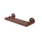 Allied Brass Que New Collection 16 Inch Solid IPE Ironwood Shelf with Gallery Rail QN-1-16-GAL-IRW-CA
