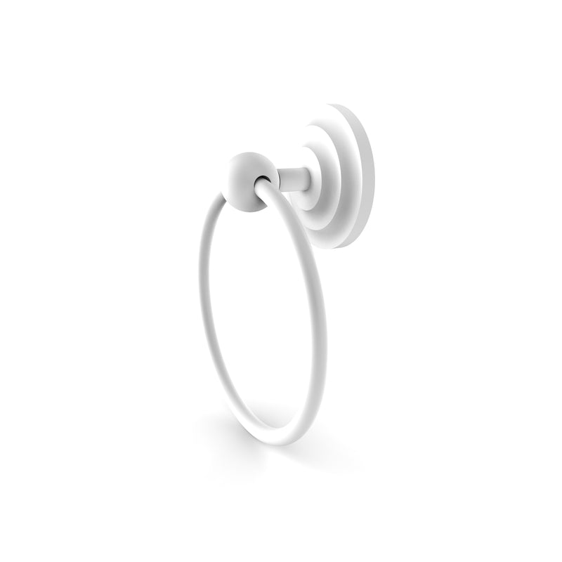 Allied Brass Que New Collection Towel Ring QN-16-WHM