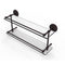 Allied Brass Que New 22 Inch Double Glass Shelf with Gallery Rail QN-2-22-GAL-ABZ