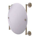 Allied Brass Que New Collection Round Frameless Rail Mounted Mirror QN-27-90-PEW