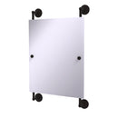 Allied Brass Que New Collection Rectangular Frameless Rail Mounted Mirror QN-27-92-ORB