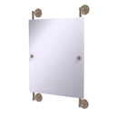 Allied Brass Que New Collection Rectangular Frameless Rail Mounted Mirror QN-27-92-PEW