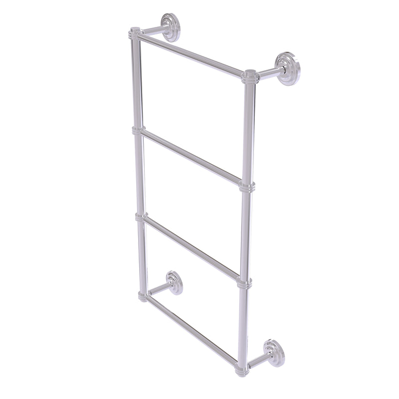 Allied Brass Que New Collection 4 Tier 24 Inch Ladder Towel Bar with Dotted Detail QN-28D-24-PC