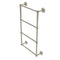 Allied Brass Que New Collection 4 Tier 24 Inch Ladder Towel Bar with Dotted Detail QN-28D-24-PNI