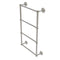 Allied Brass Que New Collection 4 Tier 24 Inch Ladder Towel Bar with Dotted Detail QN-28D-24-SN