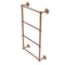Allied Brass Que New Collection 4 Tier 30 Inch Ladder Towel Bar with Dotted Detail QN-28D-30-BBR