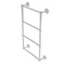 Allied Brass Que New Collection 4 Tier 30 Inch Ladder Towel Bar with Dotted Detail QN-28D-30-PC