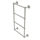 Allied Brass Que New Collection 4 Tier 30 Inch Ladder Towel Bar with Dotted Detail QN-28D-30-SN