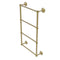 Allied Brass Que New Collection 4 Tier 36 Inch Ladder Towel Bar with Dotted Detail QN-28D-36-SBR