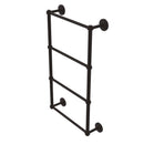 Allied Brass Que New Collection 4 Tier 24 Inch Ladder Towel Bar with Groovy Detail QN-28G-24-ORB