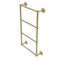 Allied Brass Que New Collection 4 Tier 30 Inch Ladder Towel Bar with Groovy Detail QN-28G-30-SBR