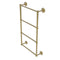 Allied Brass Que New Collection 4 Tier 30 Inch Ladder Towel Bar with Groovy Detail QN-28G-30-UNL