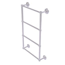 Allied Brass Que New Collection 4 Tier 36 Inch Ladder Towel Bar with Groovy Detail QN-28G-36-SCH