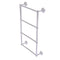 Allied Brass Que New Collection 4 Tier 24 Inch Ladder Towel Bar with Twisted Detail QN-28T-24-PC