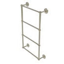 Allied Brass Que New Collection 4 Tier 24 Inch Ladder Towel Bar with Twisted Detail QN-28T-24-PNI