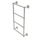 Allied Brass Que New Collection 4 Tier 24 Inch Ladder Towel Bar with Twisted Detail QN-28T-24-SN