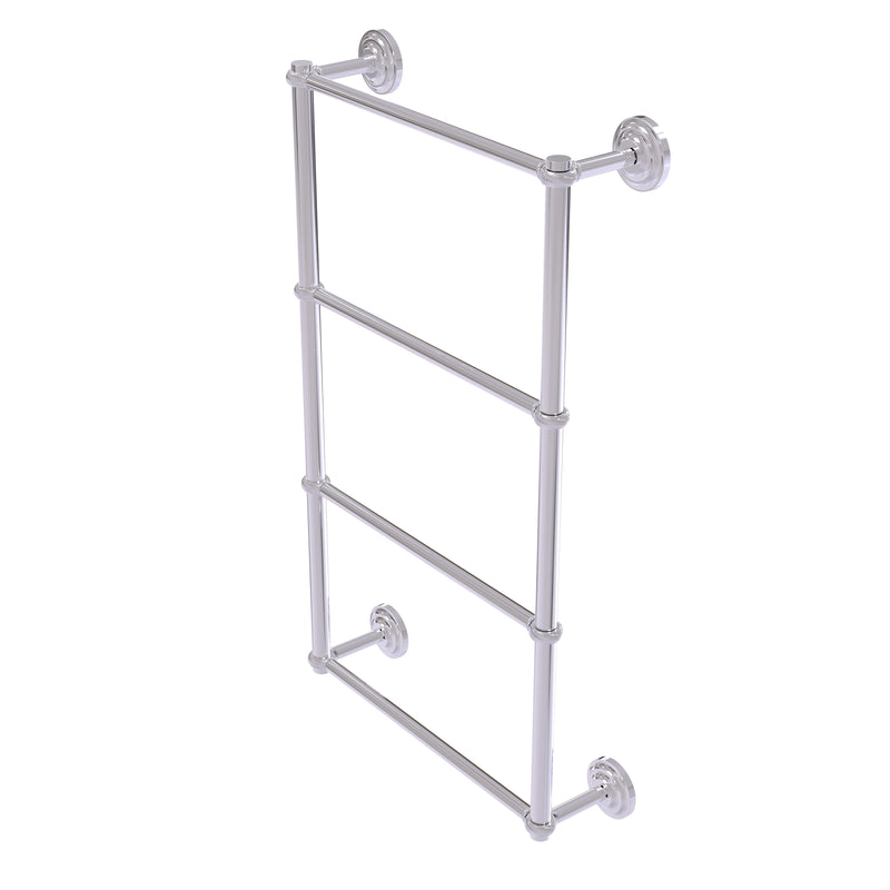 Allied Brass Que New Collection 4 Tier 30 Inch Ladder Towel Bar with Twisted Detail QN-28T-30-PC