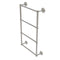 Allied Brass Que New Collection 4 Tier 36 Inch Ladder Towel Bar with Twisted Detail QN-28T-36-SN