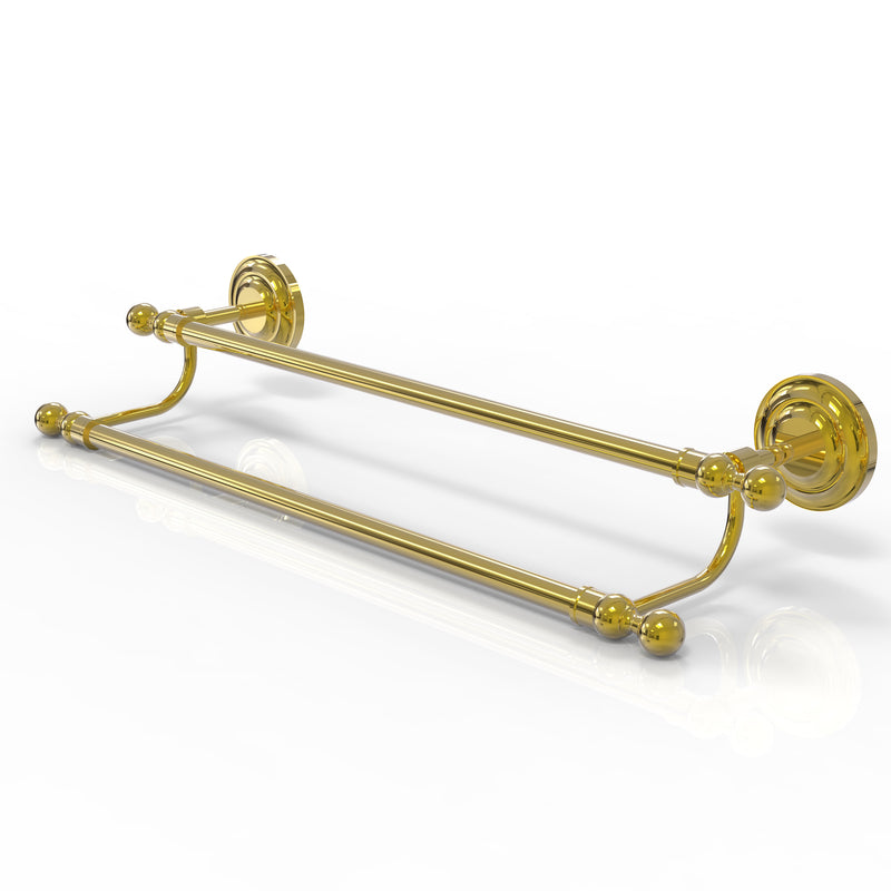 Allied Brass Que New Collection 18 Inch Double Towel Bar QN-72-18-PB