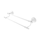 Allied Brass Que New Collection 18 Inch Double Towel Bar QN-72-18-WHM