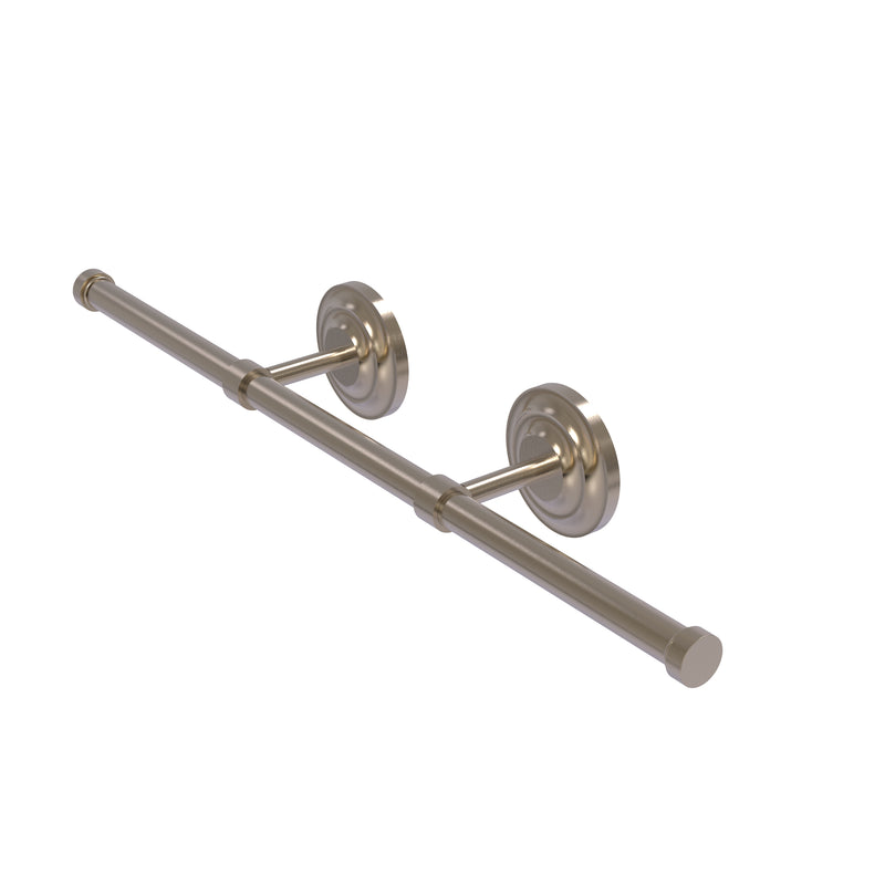 Allied Brass Que New Collection Wall Mounted Horizontal Guest Towel Holder QN-GT-3-PEW