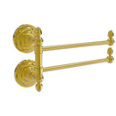 Allied Brass Que New Collection 2 Swing Arm Towel Rail QN-GTB-2-PB