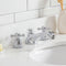 Water Creation Queen 30" Single Sink Quartz Carrara Vanity In Cashmere Gray with F2-0009-01-BX Lavatory Faucet QU30QZ01CG-000BX0901