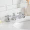 Water Creation Queen 48" Single Sink Quartz Carrara Vanity In Cashmere Gray with F2-0009-01-BX Lavatory Faucet QU48QZ01CG-000BX0901