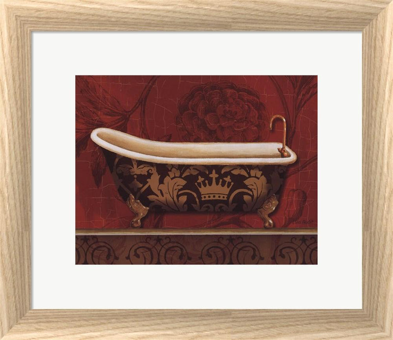 Lisa Audit Royal Red Bath II White Washed Rounded Oatmeal Faux Wood R669781-AEAEAGJEMY