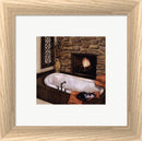 Hakimipour - Ritter Fireplace Escape I White Washed Rounded Oatmeal Faux Wood R677500-AEAEAGJEMY