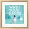 Drako Fontaine Wash your Hands White Washed Rounded Oatmeal Faux Wood R726296-AEAEAGJEMY