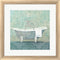 Avery Tillmon Damask Bath Tub White Washed Rounded Oatmeal Faux Wood R808799-AEAEAGJEMY
