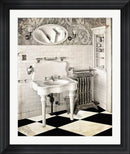 Mindy Sommers Victorian Bathroom Contemporary Stepped Solid Black with Satin Finish R821905-AEAEAGME8E