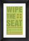 John W. Golden Wipe The Seat Contemporary Stepped Solid Black with Satin Finish R822568-AEAEAGME8E