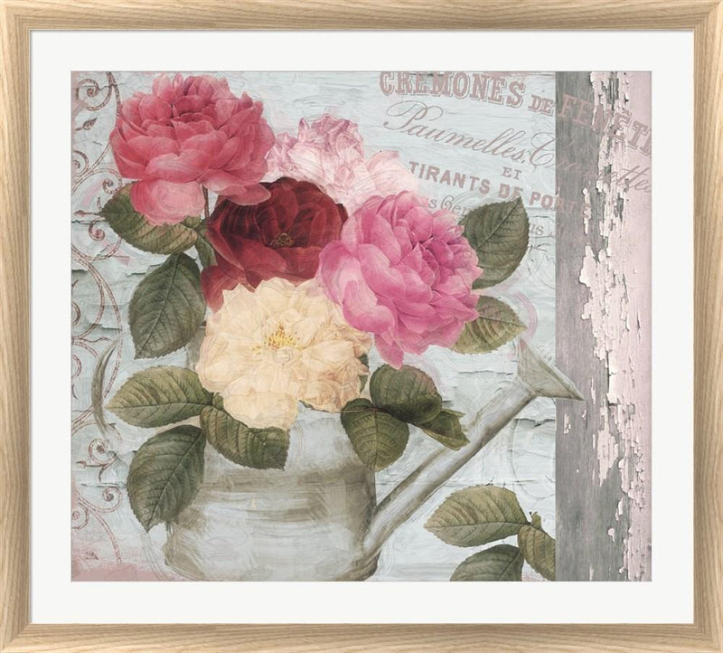 Color Bakery Chalet d ete roses White Washed Rounded Oatmeal Faux Wood R824603-AEAEAGJEMY