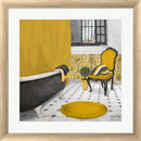 Elizabeth Medley Sundance Bath I (yellow) White Washed Rounded Oatmeal Faux Wood R871112-AEAEAGJEMY