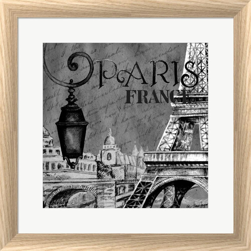 Janice Gaynor Parisian Wall Black I White Washed Rounded Oatmeal Faux Wood R871328-AEAEAGJEMY