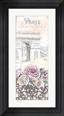 Beth Grove Paris Roses Panel VII Contemporary Stepped Solid Black with Satin Finish R873710-AEAEAGME8E