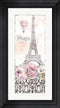 Beth Grove Paris Roses Panel VIII Contemporary Stepped Solid Black with Satin Finish R873711-AEAEAGME8E