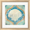 Cleonique Hilsaca Bohemian Sea Tiles II White Washed Rounded Oatmeal Faux Wood R873719-AEAEAGJEMY