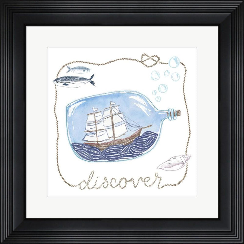 Sara Zieve Miller Ship in a Bottle Discover Contemporary Stepped Solid Black with Satin Finish R881397-AEAEAGME8E