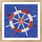 Sheila Elsea Captain's Wheel I White Washed Rounded Oatmeal Faux Wood R883367-AEAEAGJEMY