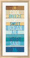 Michael Mullan Beachscape Inspiration II White Washed Rounded Oatmeal Faux Wood R899168-AEAEAGJEMY