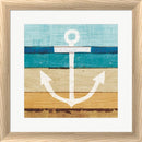 Michael Mullan Beachscape III Anchor White Washed Rounded Oatmeal Faux Wood R899170-AEAEAGJEMY