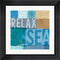 Michael Mullan Beachscape Collage III Contemporary Stepped Solid Black with Satin Finish R899179-AEAEAGME8E